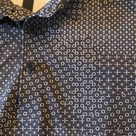 Men’s Lululemon Propel Polo Stitch Camo Ice Grey Deep Coal - Picture 3 of 6